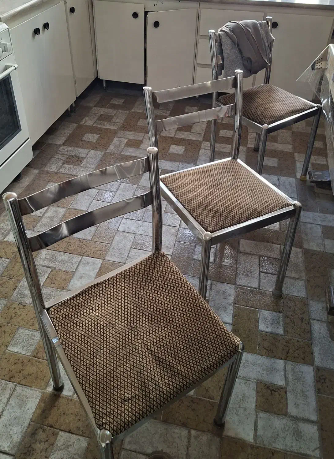 صندلی استیل|میز و صندلی غذاخوری|قزوین, |دیوار