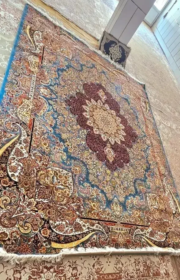 ۶عدد فرش ۹متری۷۰۰شانه جفت(نو اک) نخ  اصل باضمانت|فرش|اصفهان, شفق|دیوار