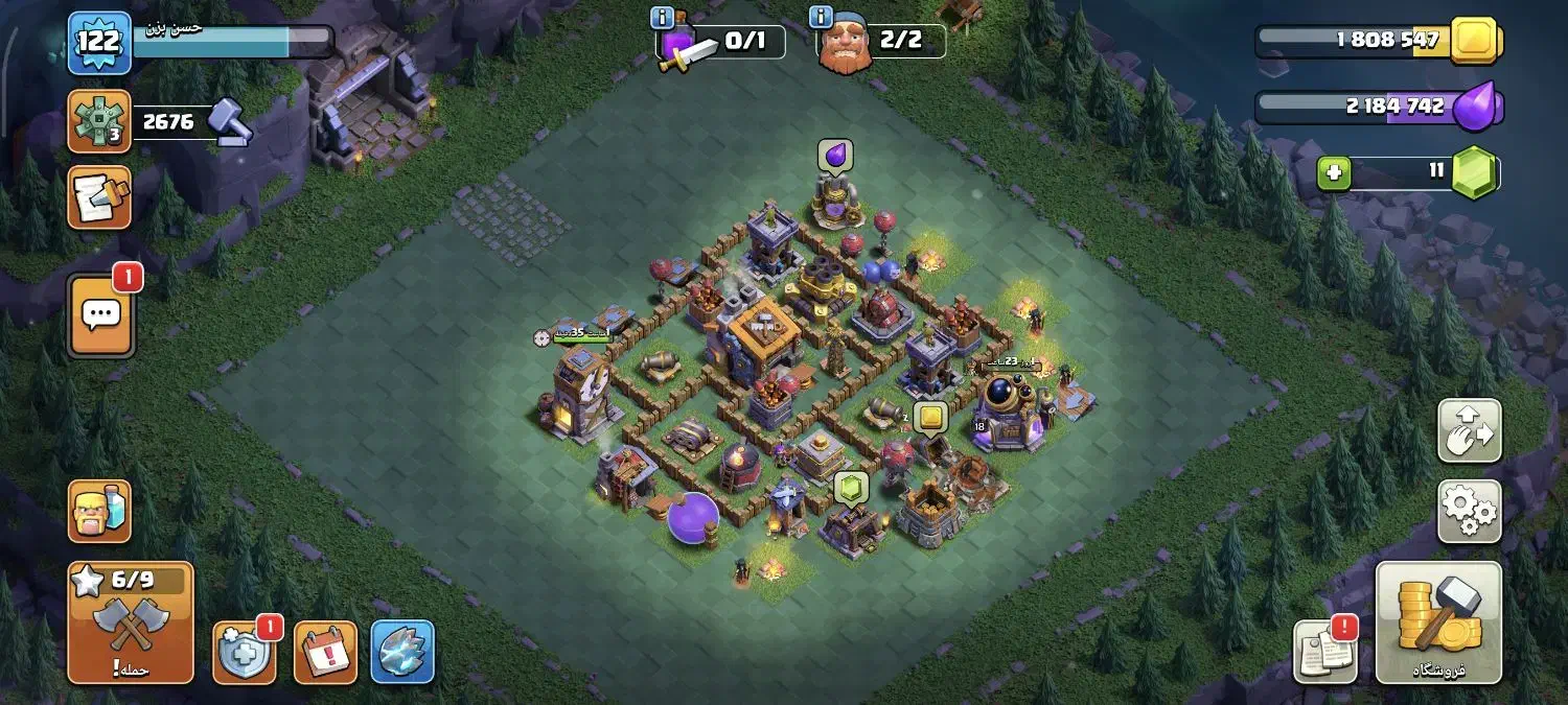 اکانت کلش تان ۱۳|کنسول، بازی ویدئویی و آنلاین|زنجان, |دیوار