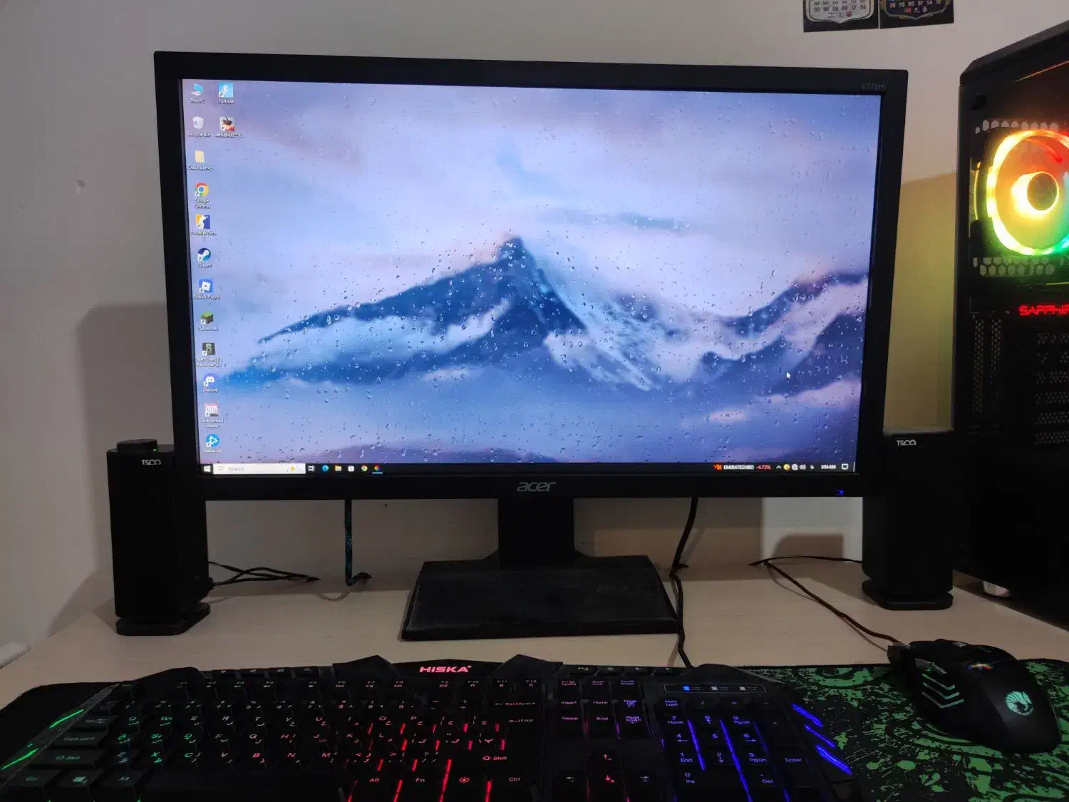 مانیتور 27 اینچ acer|قطعات و لوازم جانبی رایانه|فردیس, منظریه|دیوار