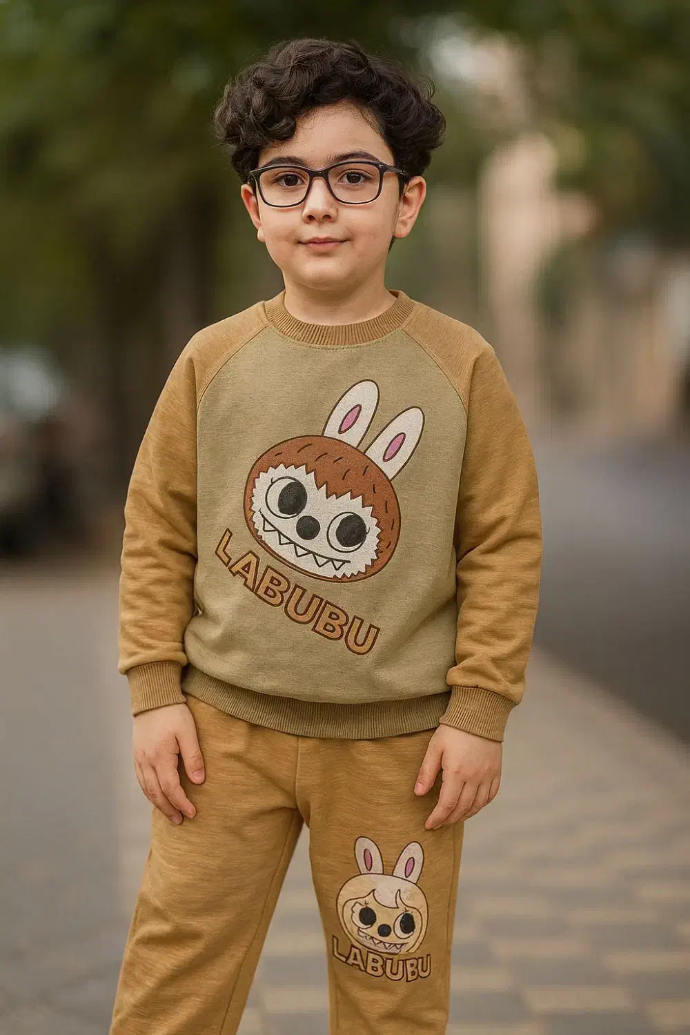 بلوز شلوار چاپ لبوبو خفن|کفش و لباس بچه|شهرکرد, |دیوار