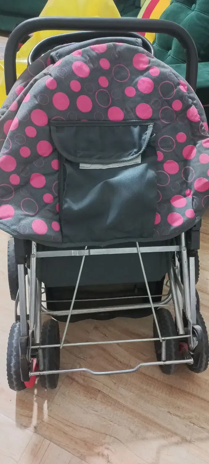 کالسکه دوقلو بچه با کریر|کالسکه و لوازم جانبی|گلستان (تهران), |دیوار