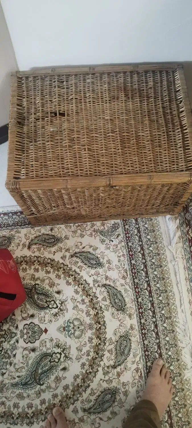 سبد حصیری کارکرده ابعاد طول ۳۰در۶۰قی۰۲۰۰ت۵۰۰|رختخواب، بالش، پتو|تهران, سبلان (لشگر)|دیوار