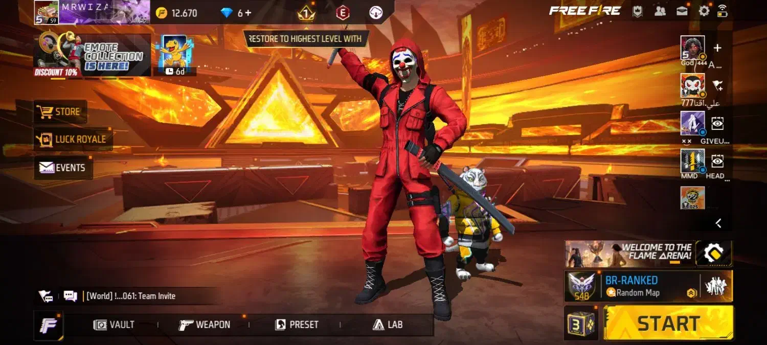 اکانت فری فایر|کنسول، بازی ویدئویی و آنلاین|بندر ماهشهر, |دیوار