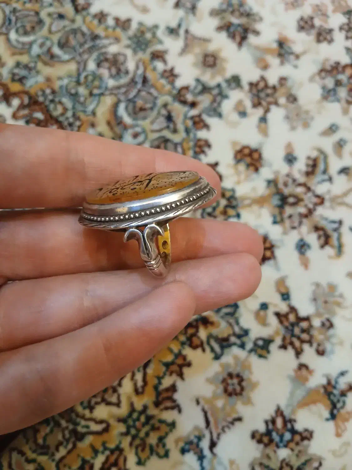 انگشتر عقیق قدیمی|جواهرات|تهران, منیریه|دیوار