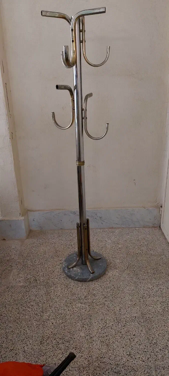 چوب رختی فلزی استیل کارکرده|بندرخت و رخت‌آویز|کرمانشاه, |دیوار