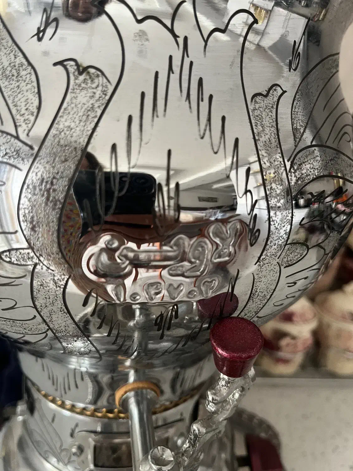 سماور گازی ۷لیتری|سماور، چای‌ساز، قهوه‌ساز|رشت, کوی غلام نیا|دیوار