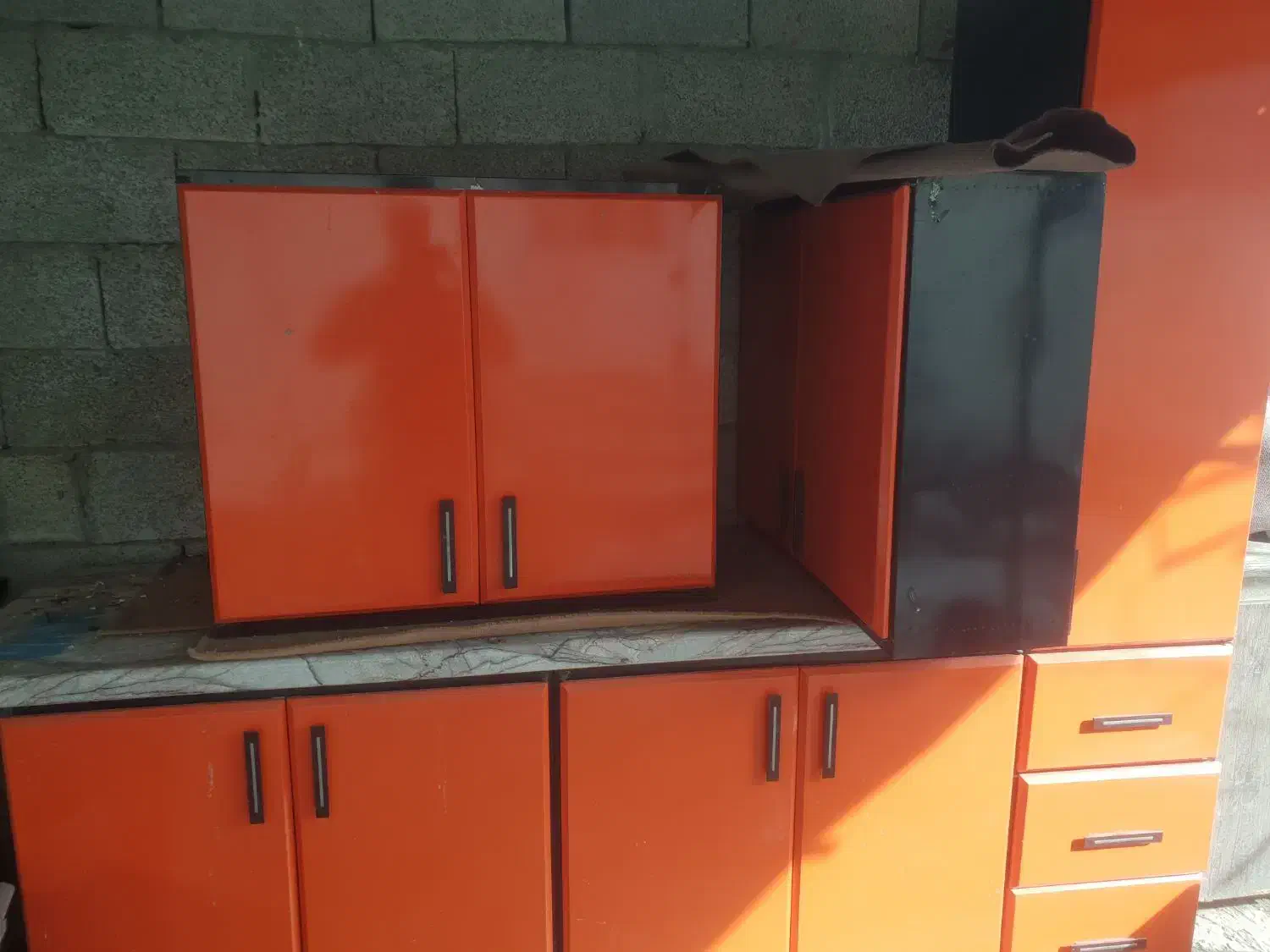 کابینت فلزی|آب‌چکان و نظم‌دهنده ظروف|بندر انزلی, بشمن|دیوار