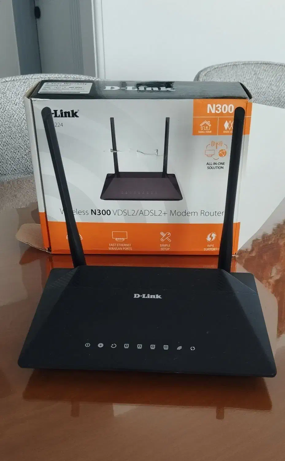 مودم VDSL و ADSL برند D-Link کد DSL-224|مودم و تجهیزات شبکه|تهران, باغ فیض|دیوار