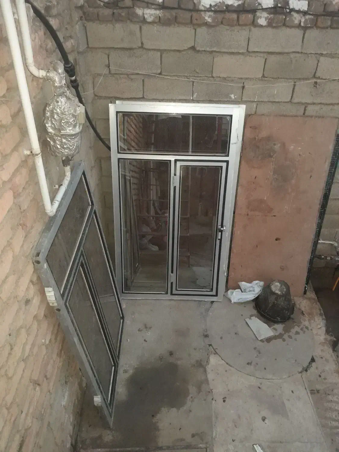 پنجره آلومینیومی ۳ عدد ۱۸۵ در۱۱۰|مصالح و تجهیزات ساختمان|کلیائی, |دیوار