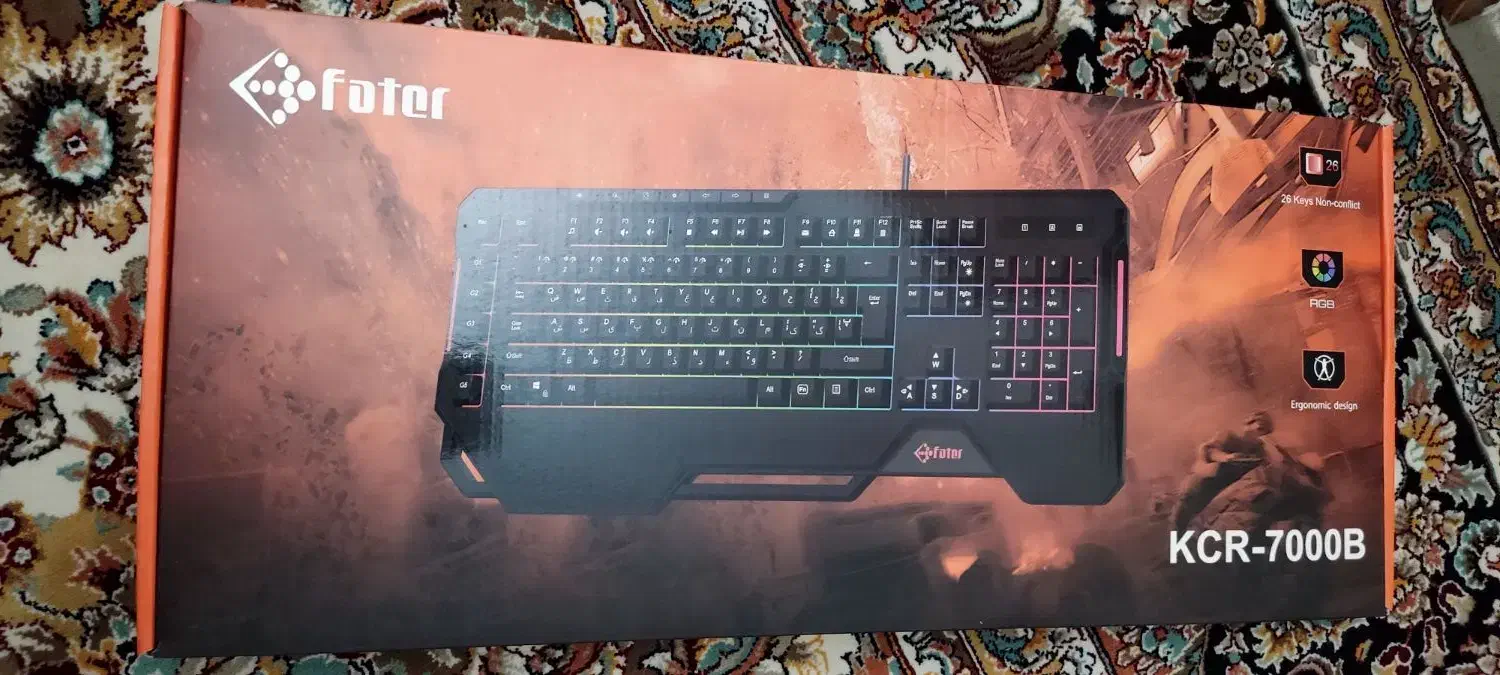 کیبورد گیمینگ فول سایز  RGB دار|قطعات و لوازم جانبی رایانه|فردیس, قریشی|دیوار