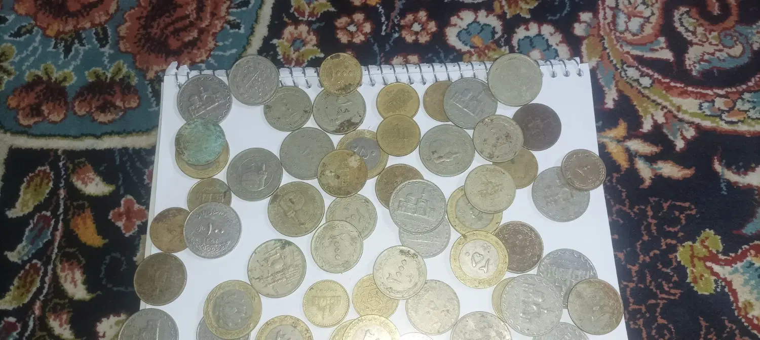 تعدادی سکه قدیمی|کلکسیون سکه، تمبر، اسکناس|تبریز, |دیوار