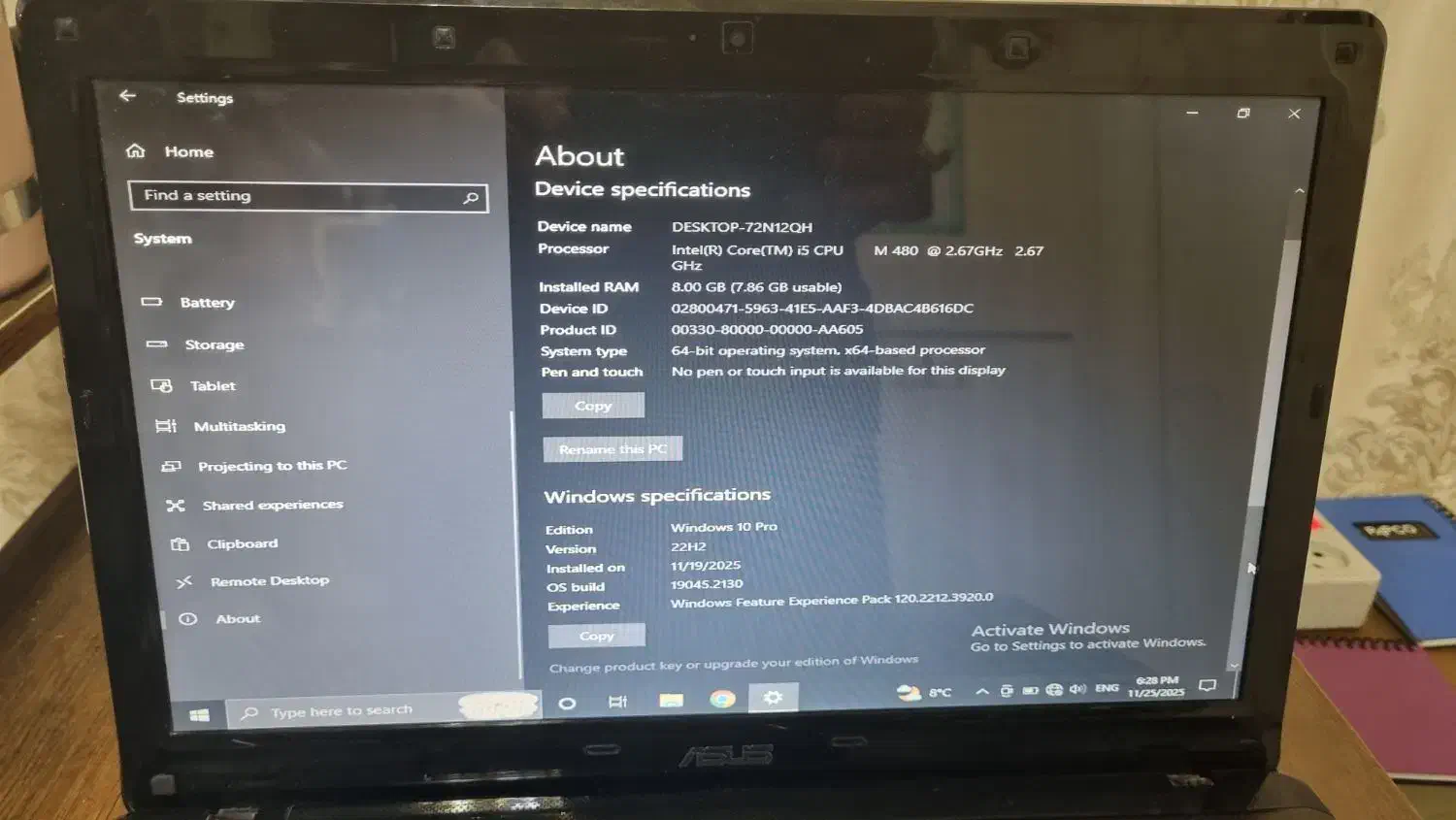 لپتاپ ایسوس x52j|رایانه همراه|تهران, وصفنارد|دیوار