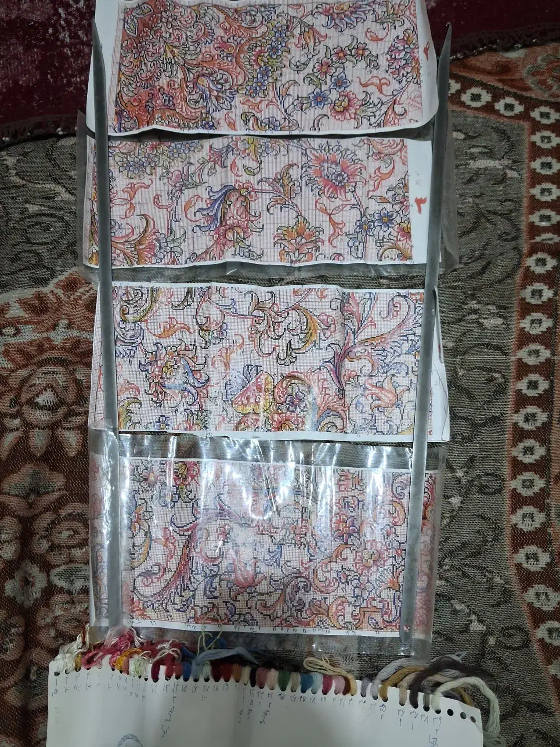 نقشه ی قالی|تابلو فرش|تبریز, |دیوار