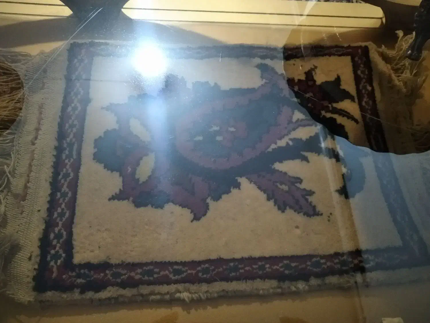 قالیچه دست یافت  و دریل|فرش|بیرجند, |دیوار