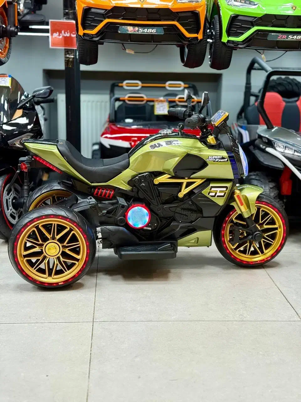موتورشارژی سه چرخ کد ZR 5705* اقساطی|اسباب‌بازی بچه|رشت, گلسار|دیوار