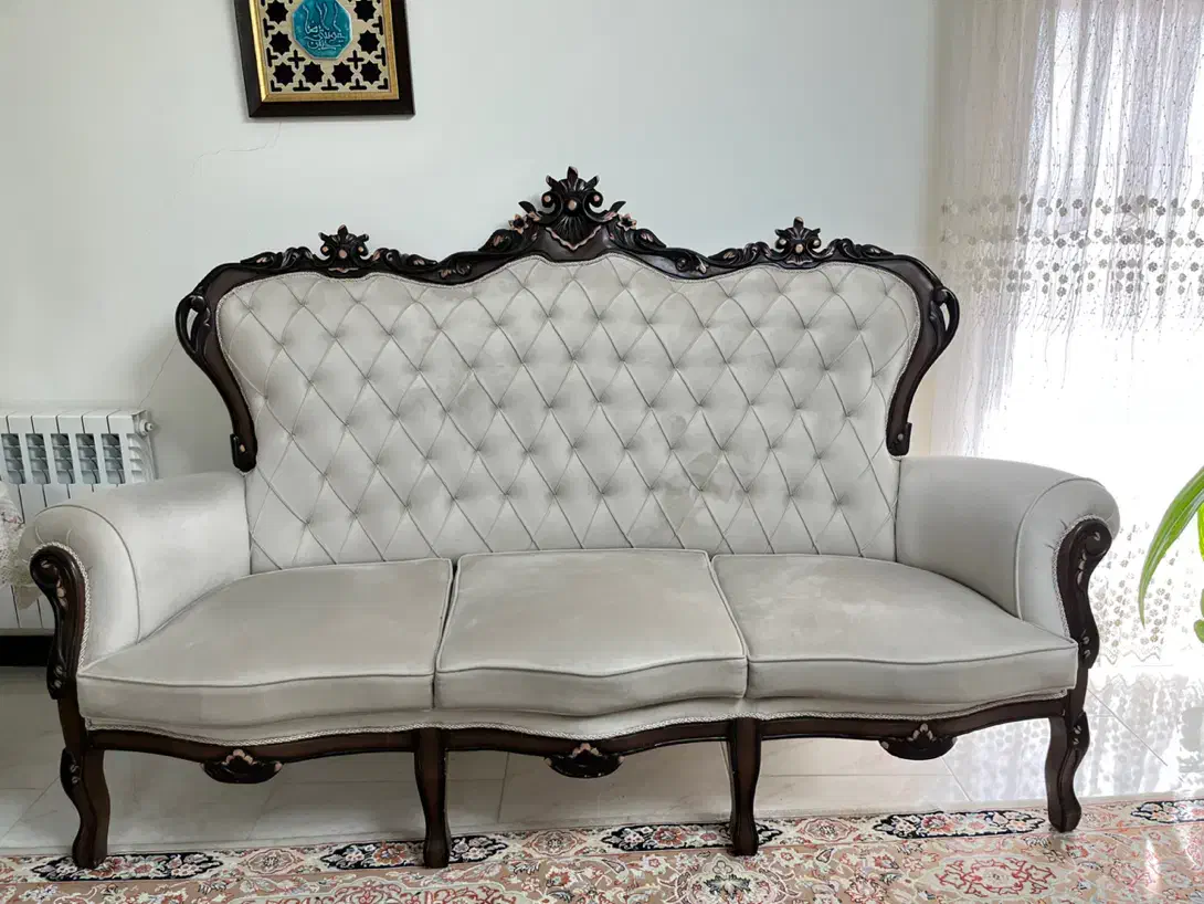 مبل سلطنتی ۹ نفره|مبلمان خانگی و میز عسلی|اصفهان, فرودگاه شهید بهشتی|دیوار