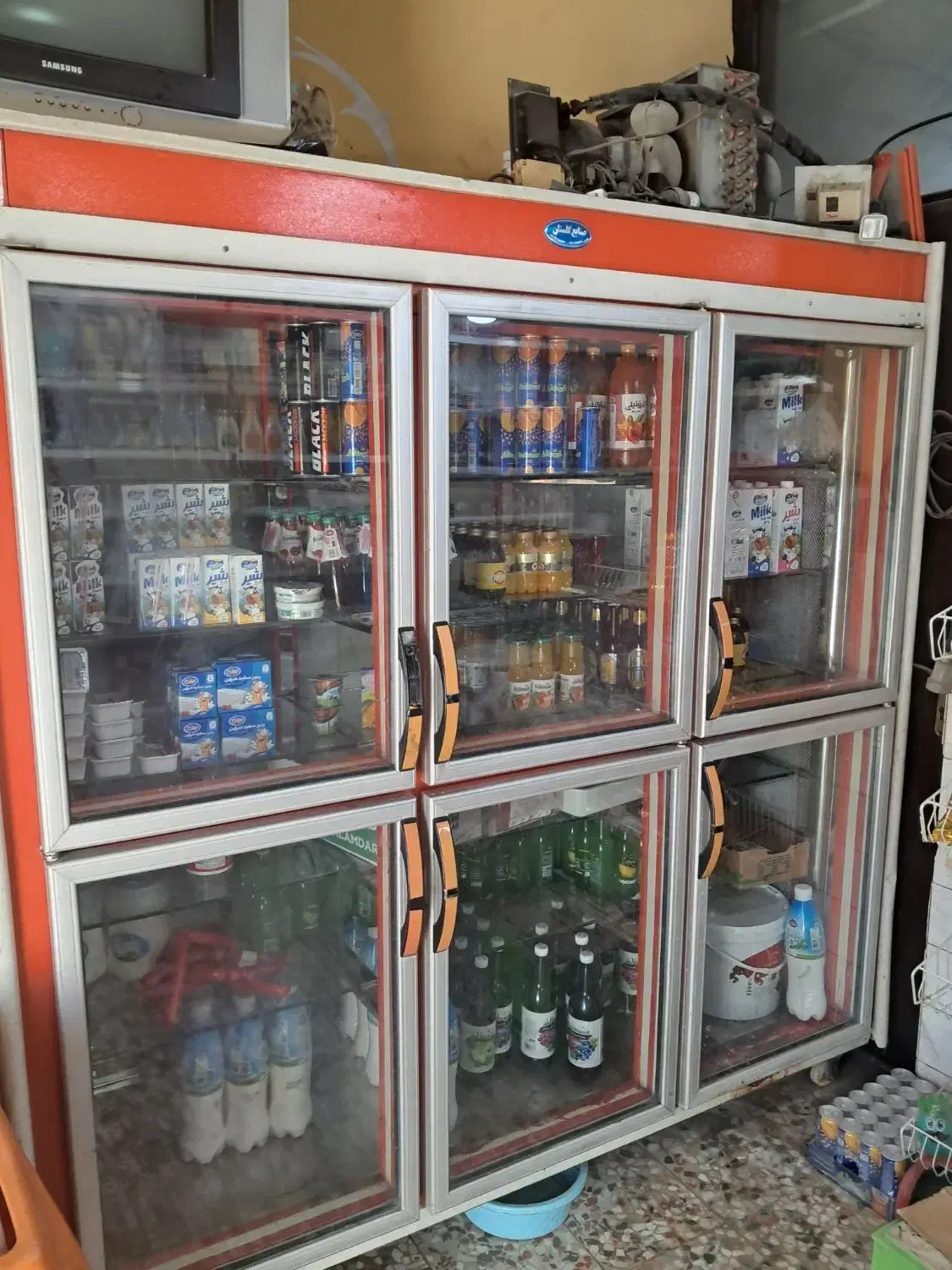 یخچال مغازه شیش در|فروشگاه و مغازه|آزادشهر, |دیوار