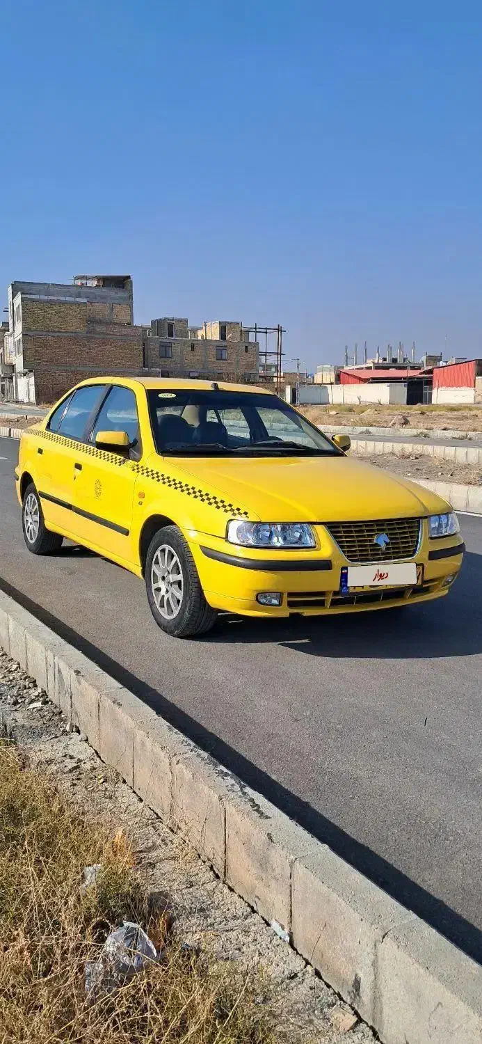 تاکسی سمند گردشی 93 بی‌رنگ|خودرو سواری و وانت|ارومیه, |دیوار