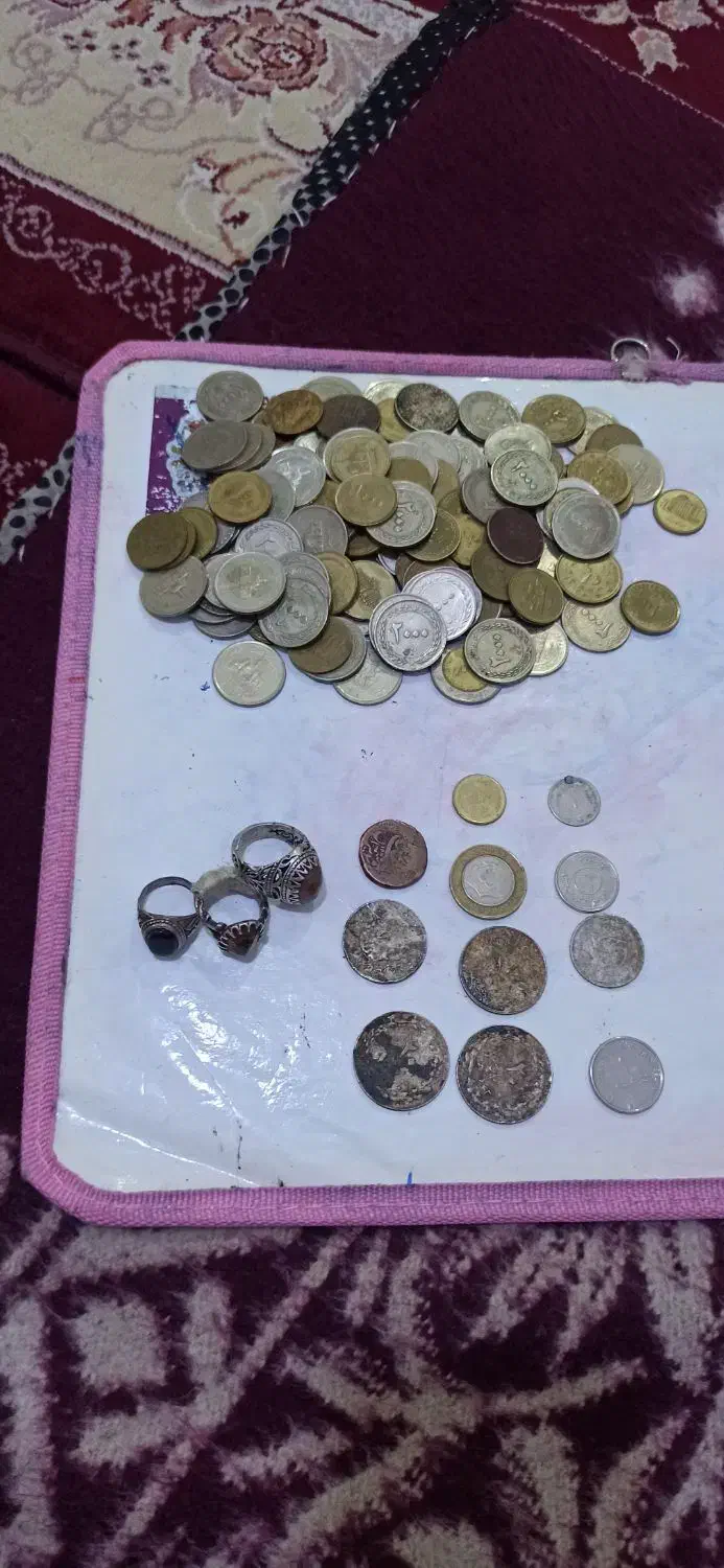 انگشتر نقره|کلکسیون اشیاء عتیقه|سنندج, |دیوار