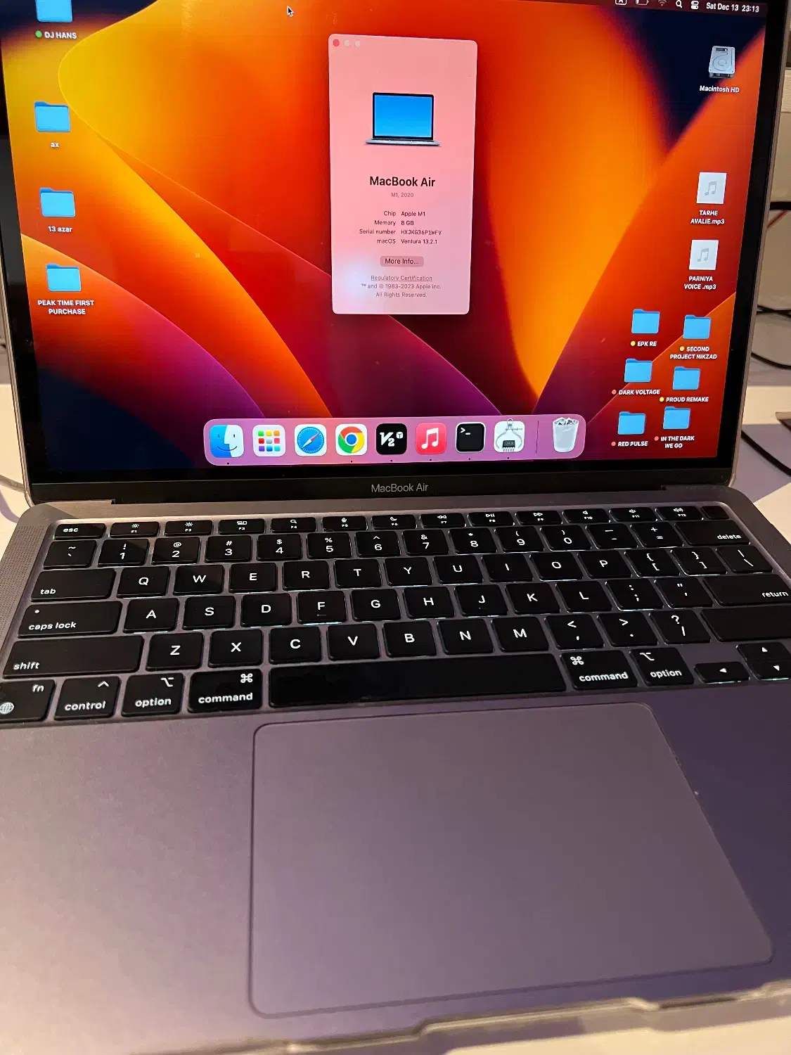 مک بوک ایر m1 2020|رایانه همراه|تهران, سوهانک|دیوار