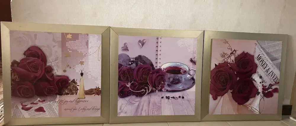 ۳ عدد تابلو|تابلو، نقاشی، عکس|گلبهار, شهر جدید گلبهار|دیوار