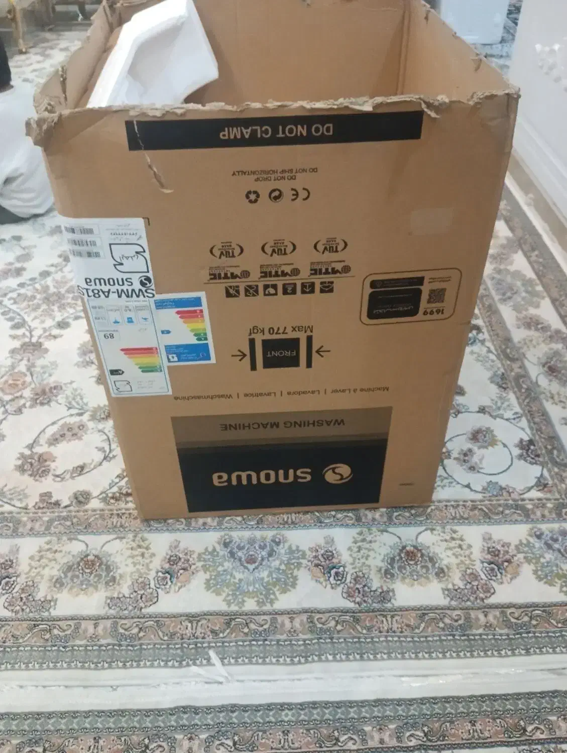 کارتن لباسشویی اسنوا ۸کیلویی|ابزارآلات|اسلامشهر, زرافشان|دیوار