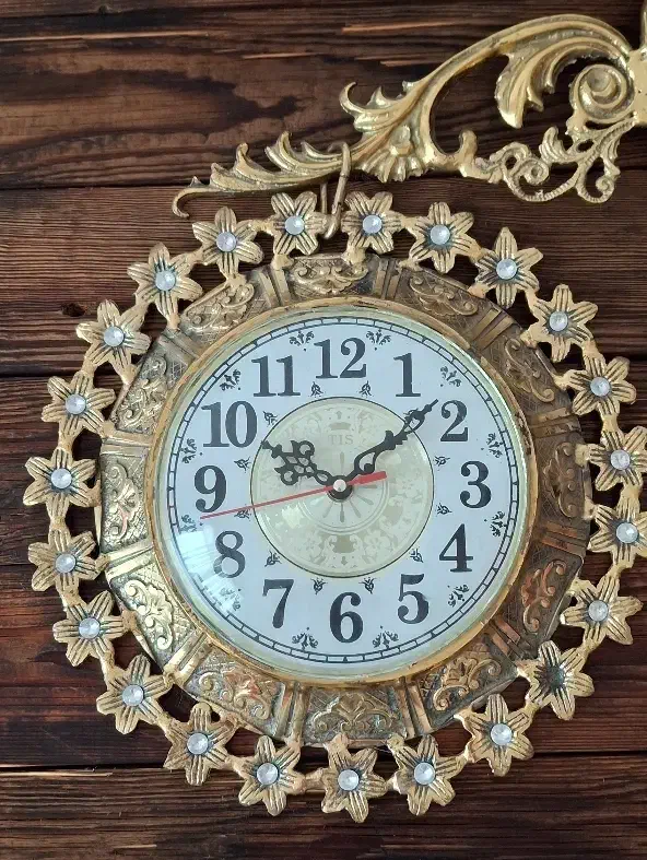 ساعت برنجی|ساعت دیواری و تزئینی|قرچک, شهرک الحدید|دیوار