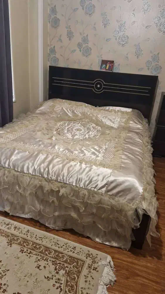 سرویس خواب دو نفره تمیز و سالم|تخت و سرویس خواب|آستارا, |دیوار