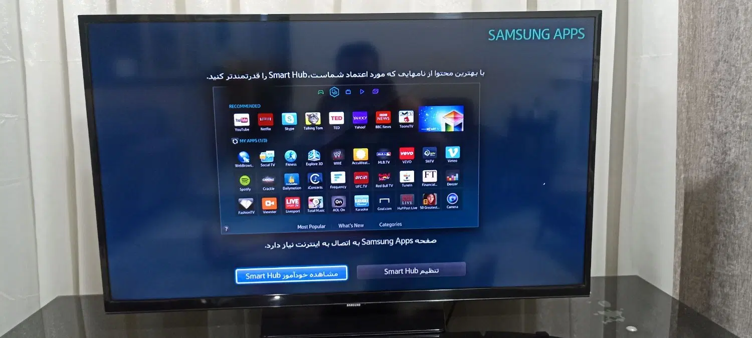 تلویزیون ال ای دی سامسونگ اصلی ۴۰ اینچ(LED)|تلویزیون و پروژکتور|تهران, شهران شمالی|دیوار