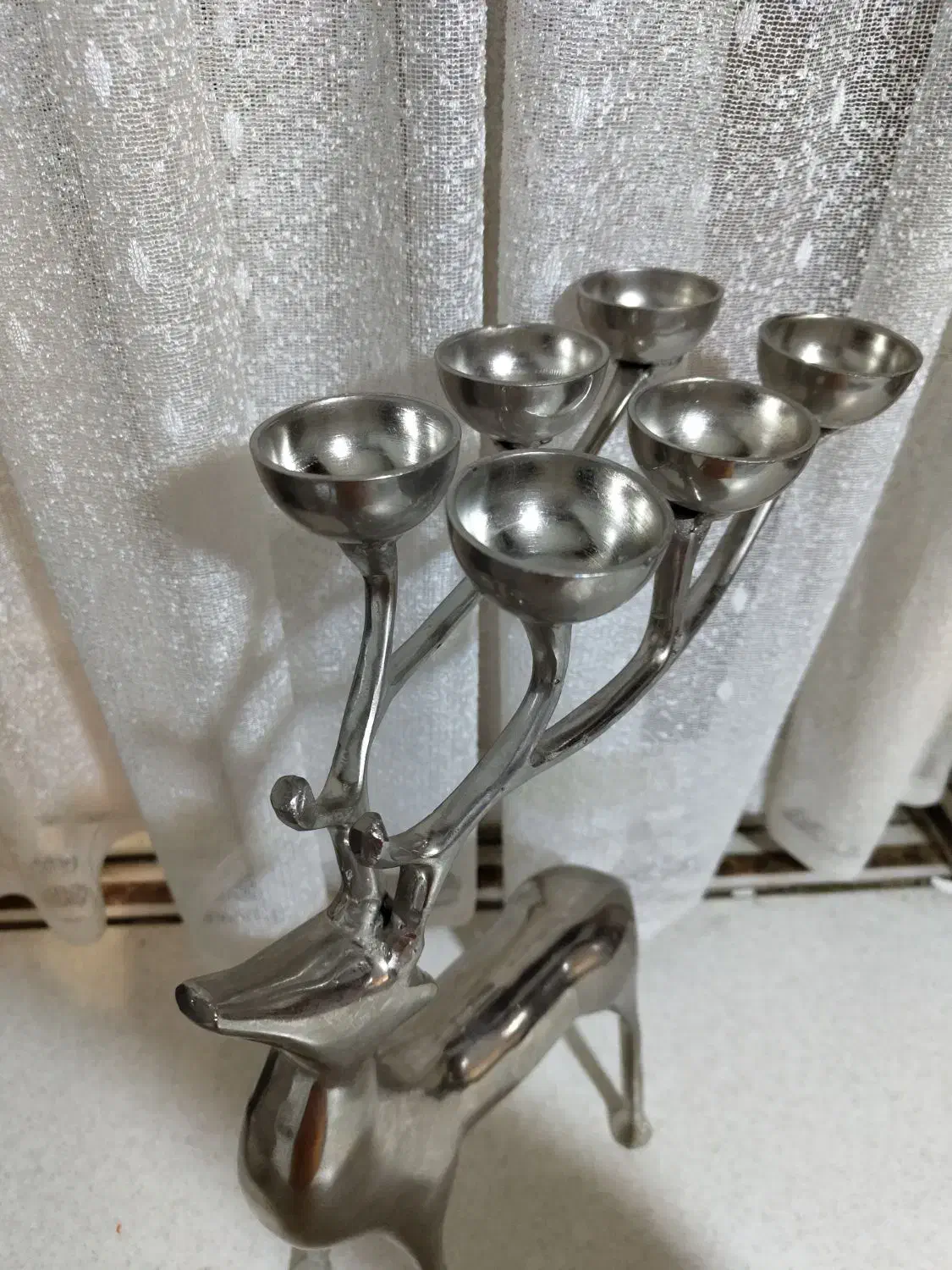 جاشمعی آلومینیومی رنگ ثابت نقره ای|صنایع دستی و سایر لوازم تزئینی|تهران, پونک|دیوار