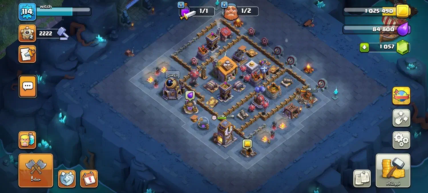 اکانت کلش آف کلنز|کنسول، بازی ویدئویی و آنلاین|مشهد, حضرت حجت|دیوار