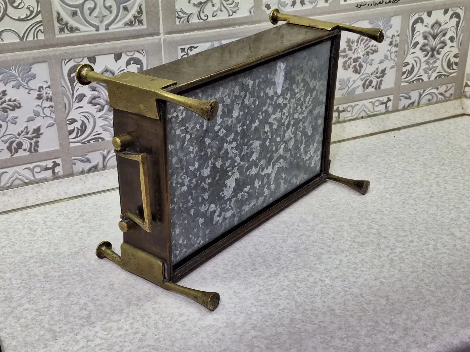 منقل برنجی قدیمی|کلکسیون اشیاء عتیقه|قم, پردیسان|دیوار