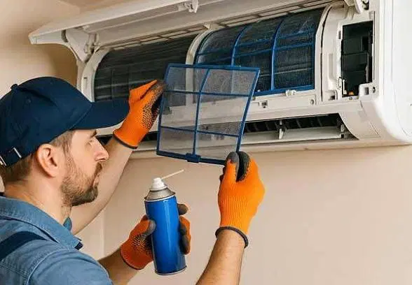سرویس تعمیر و نصب کولر گازی شهرری حومه و تهران|کولر گازی و فنکوئل|تهران, منصوریه منگل|دیوار