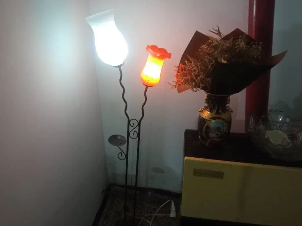 آباژور ۲شعله|چراغ خواب و آباژور|رشت, سیا اسطلخ|دیوار