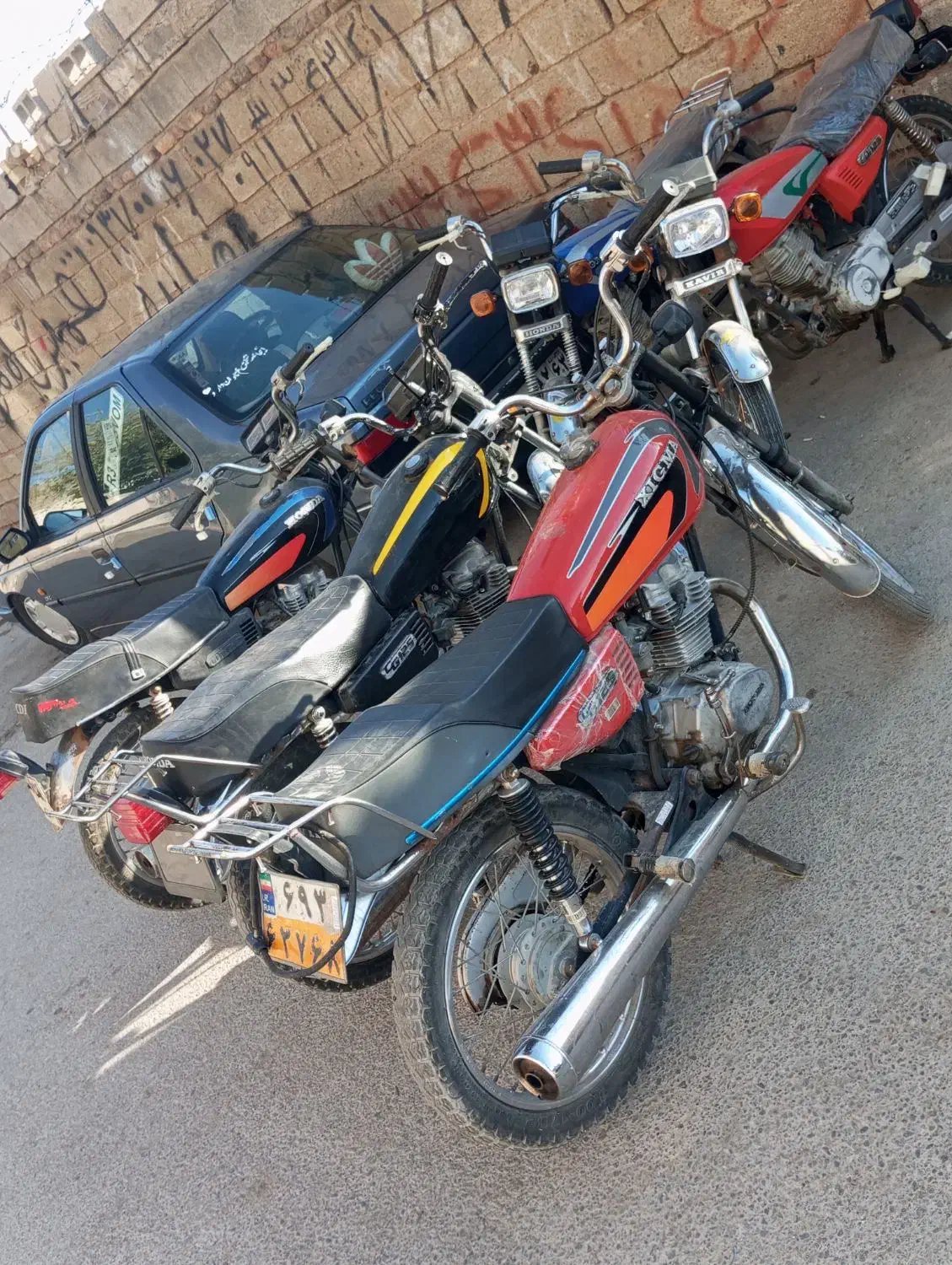 موتور مزایده ای اوراقی انجین هوندا|موتورسیکلت|شیراز, شهرک گلها|دیوار