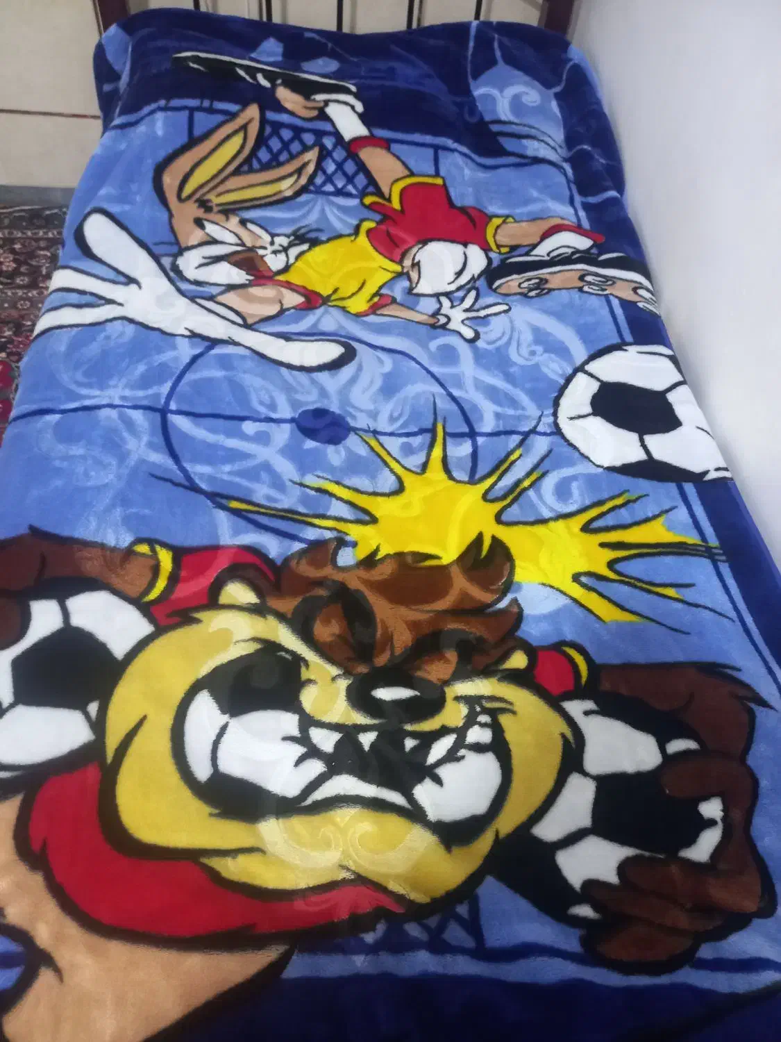 پتو عروسکی تک نفره بزرگ|رختخواب، بالش، پتو|بندر ماهشهر, |دیوار