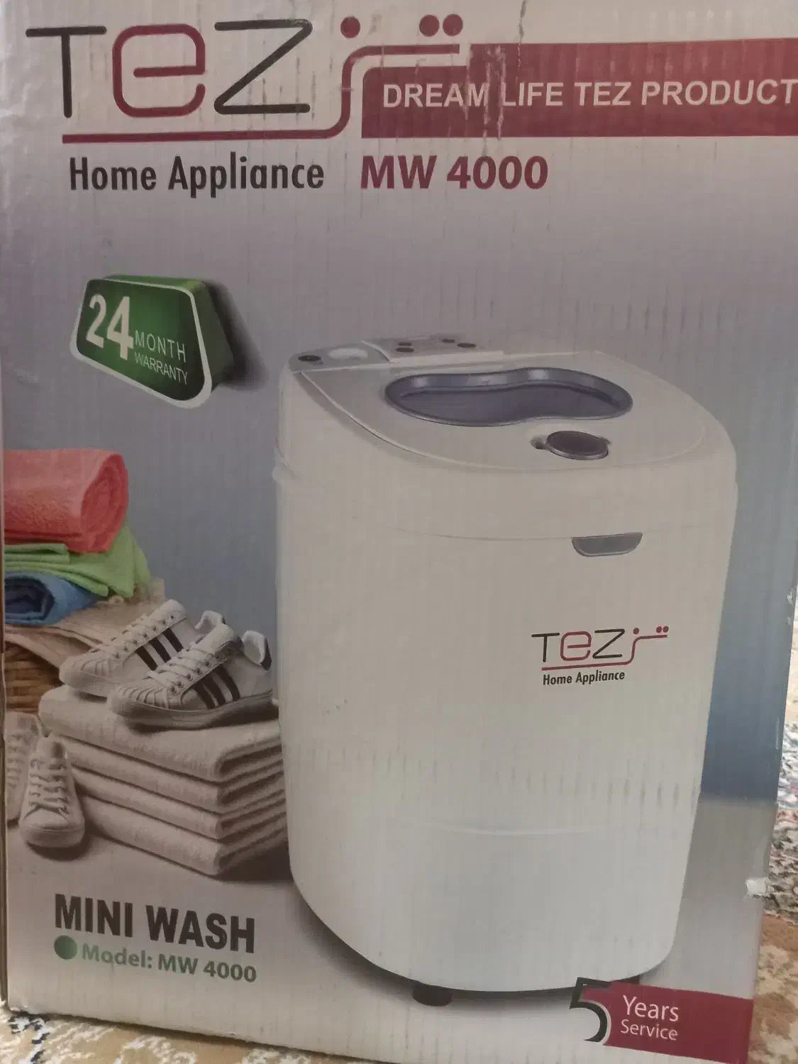 مینی واش تز|ماشین لباسشویی و خشککن لباس|اصفهان, ولدان|دیوار