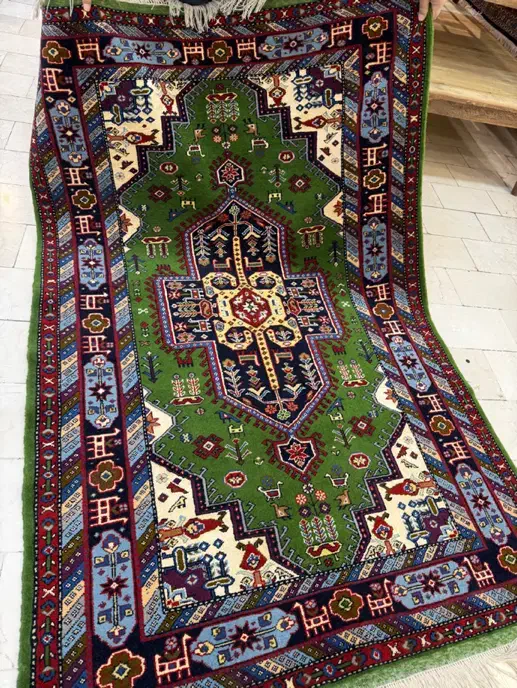 قالیچه عشایری کف سبز|فرش|تهران, شهرک مخابرات|دیوار