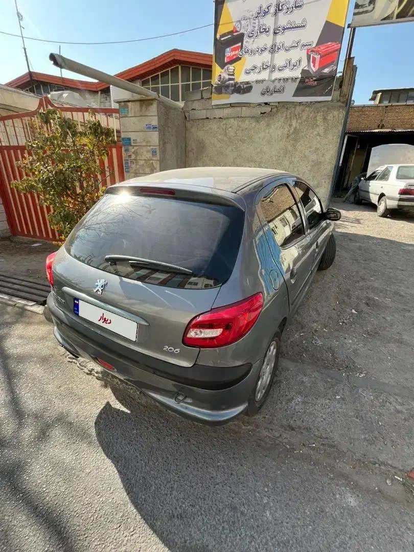 206 تیپ 5 مدل 94|خودرو سواری و وانت|پردیس, شهرک صنعتی خرمدشت فاز ۷|دیوار