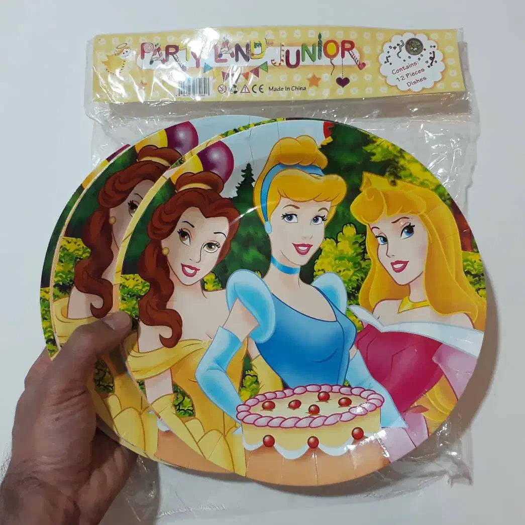 بشقاب خارجی پشت سفید سایز بزرگ تولد بسته ۱۲ عددی|ظروف سرو و پذیرایی|تهران, بازار|دیوار