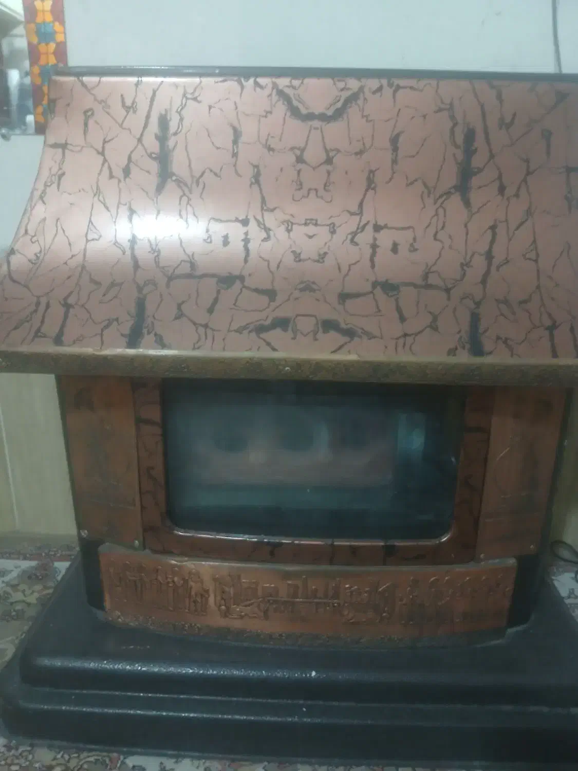 بخاری شومینه|بخاری، هیتر، شومینه|مشهد, راه آهن|دیوار