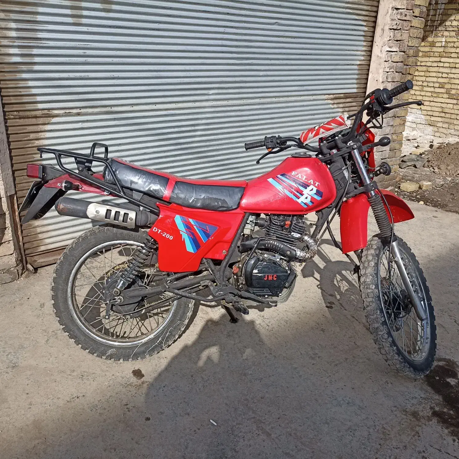موتورسیکلت dt200 فلات|موتورسیکلت|سیلوانه, |دیوار