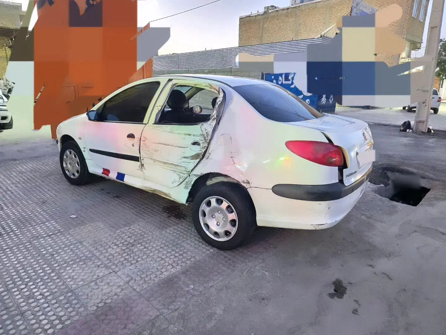206 sd v8 مدل 95|خودرو سواری و وانت|شیراز, دروازه قران|دیوار