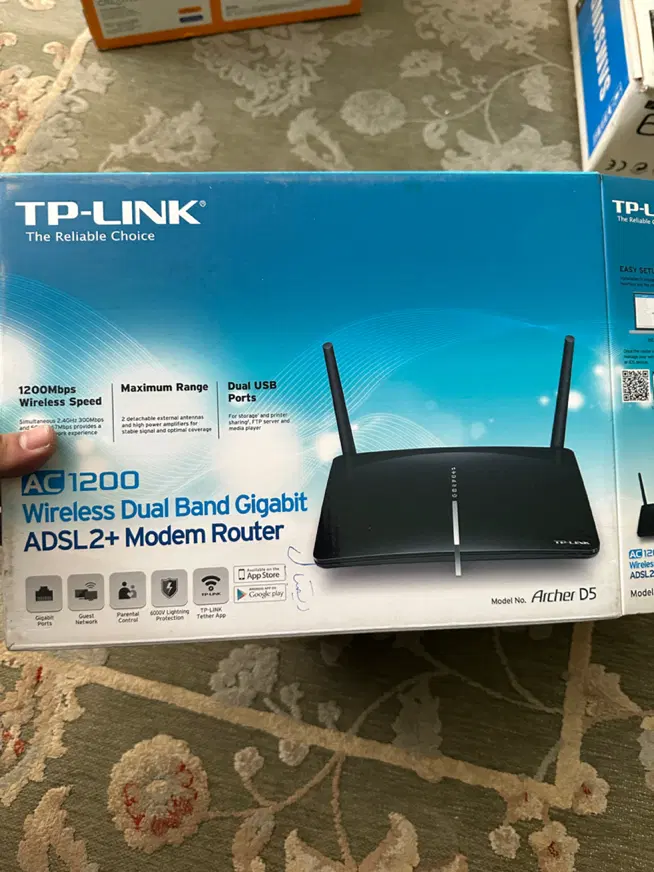 مودم Adsl tp-link|مودم و تجهیزات شبکه|کرج, فاز ۱ مهرشهر|دیوار