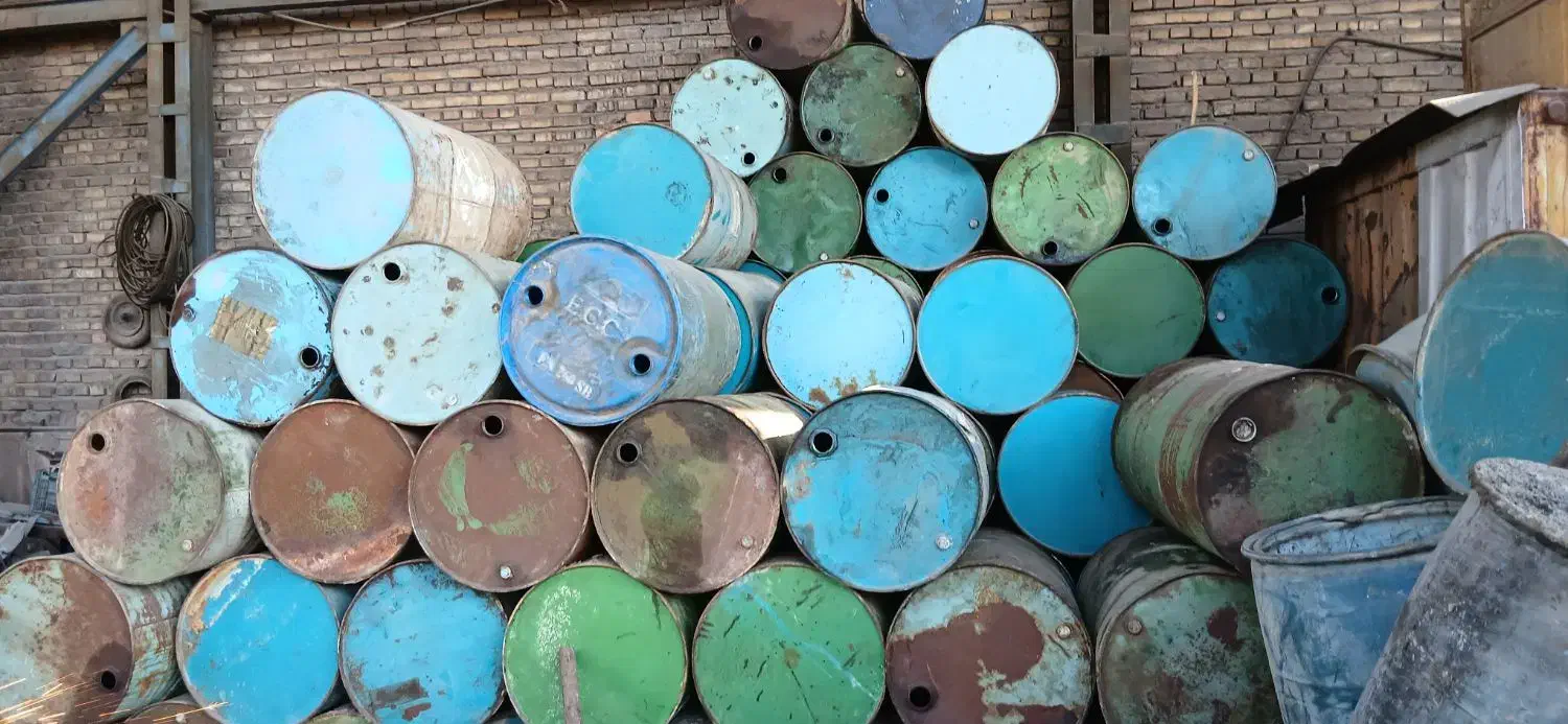 بشکه فلزی|مصالح و تجهیزات ساختمان|اهواز, بازار آهن|دیوار