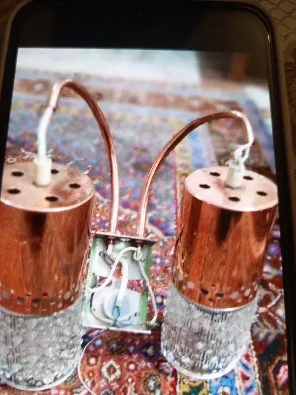 دیوار کوب لوستر مسمار|لوستر و چراغ آویز|تهران, گلستان (شهرک راه آهن)|دیوار