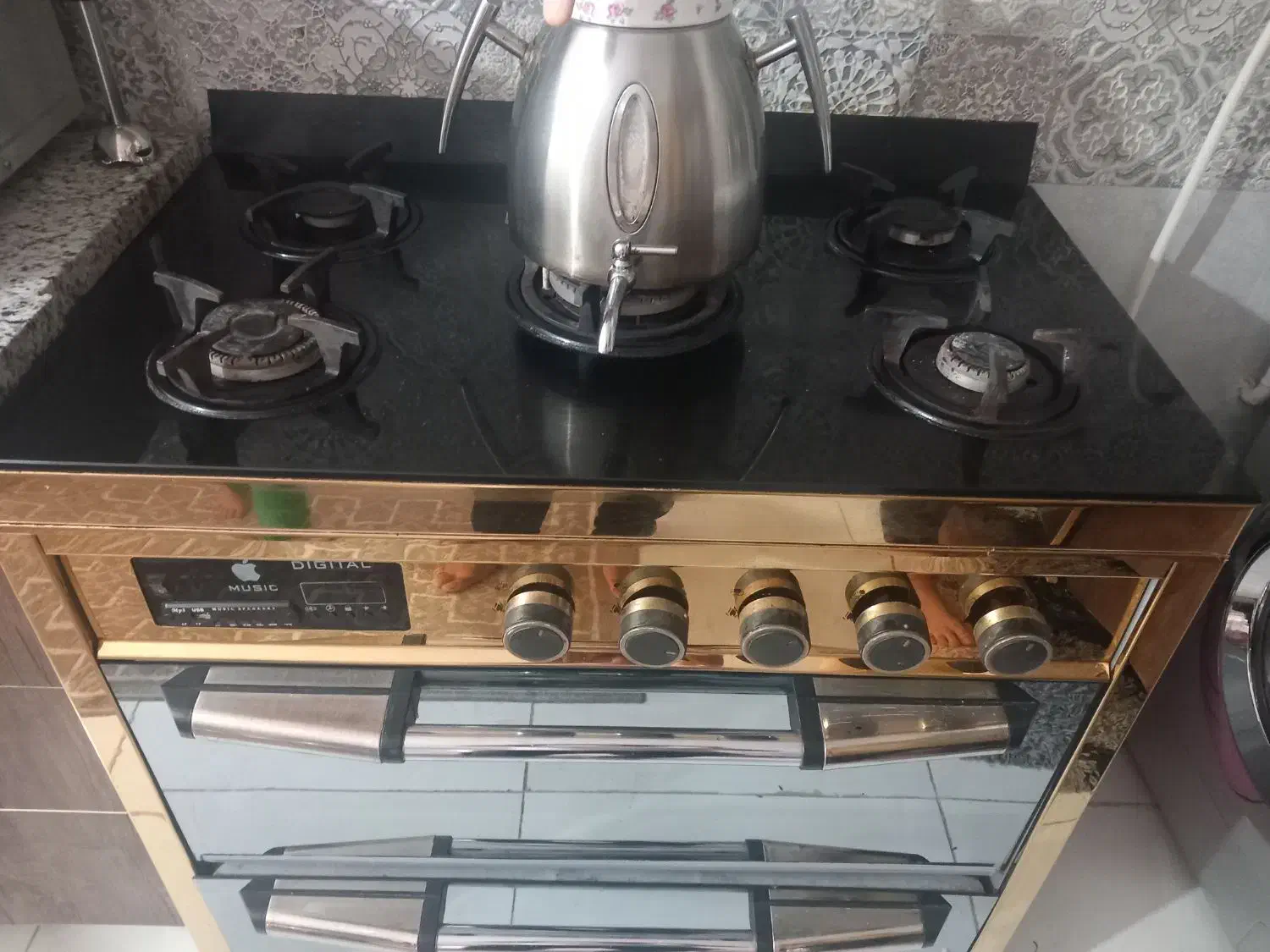 اجاق گاز۵شعله|اجاق گاز و لوازم برقی پخت‌وپز|ابهر, |دیوار