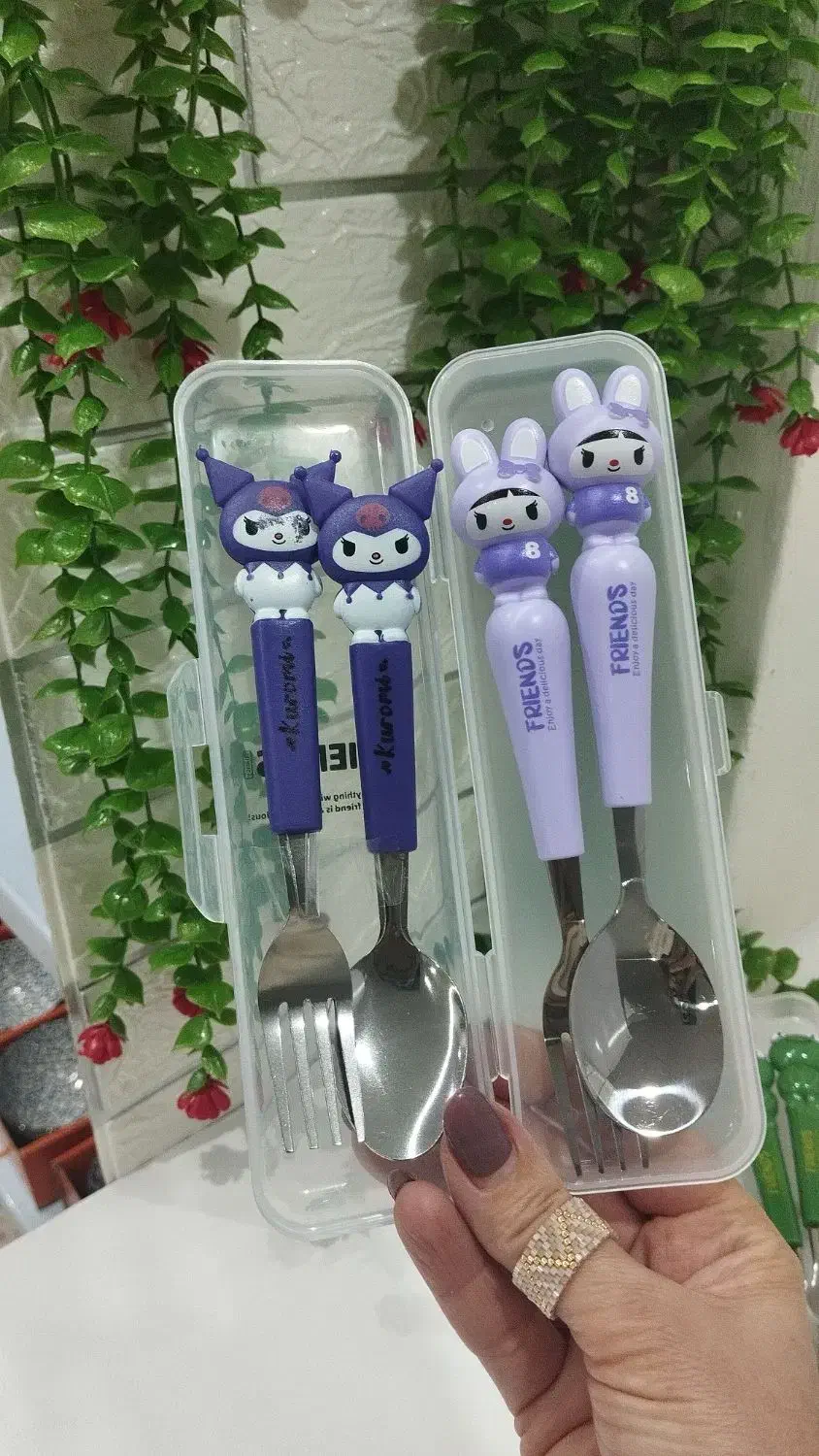 قاشق چنگال دسته فانتزی|ظروف سرو و پذیرایی|کرج, المهدی|دیوار