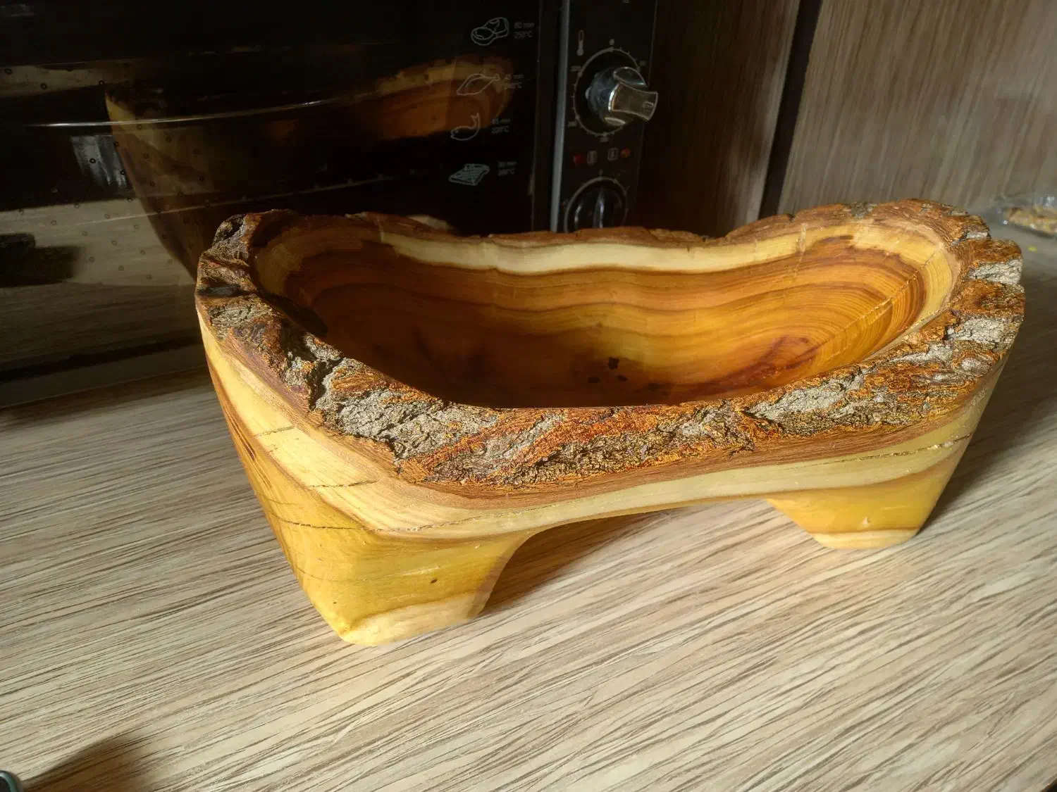 دکوری چوبی کاسه میوه خوری|ظروف سرو و پذیرایی|محمدشهر, جعفرآباد|دیوار